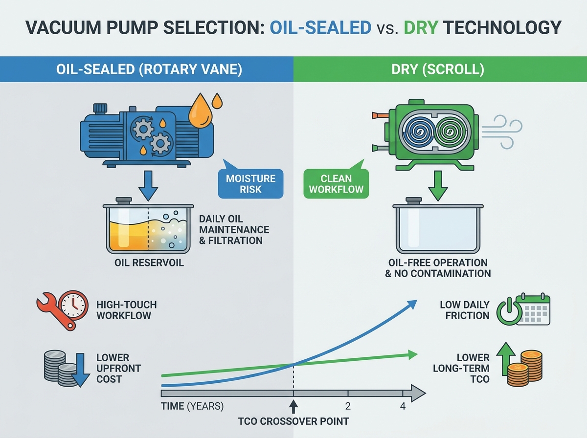 Freeze Dryer Vacuum Pump Selection
