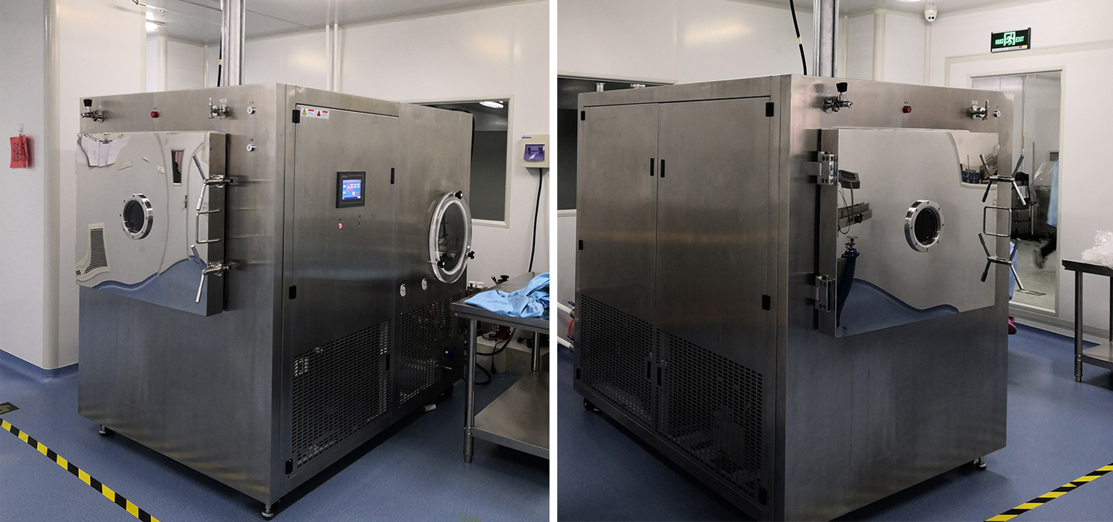 Laboratory freeze dryer shelf configuration and vial capacity setup